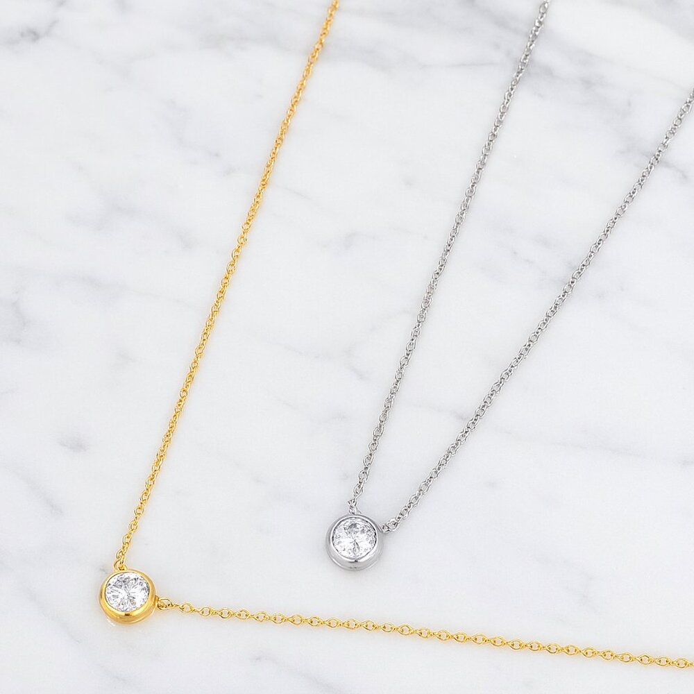 "Holden" 18K Silver OR Gold Pendant Necklace